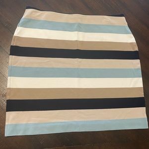 Womens striped mini skirt